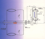 BY-PASS GLASS TUBE ROTAMETER